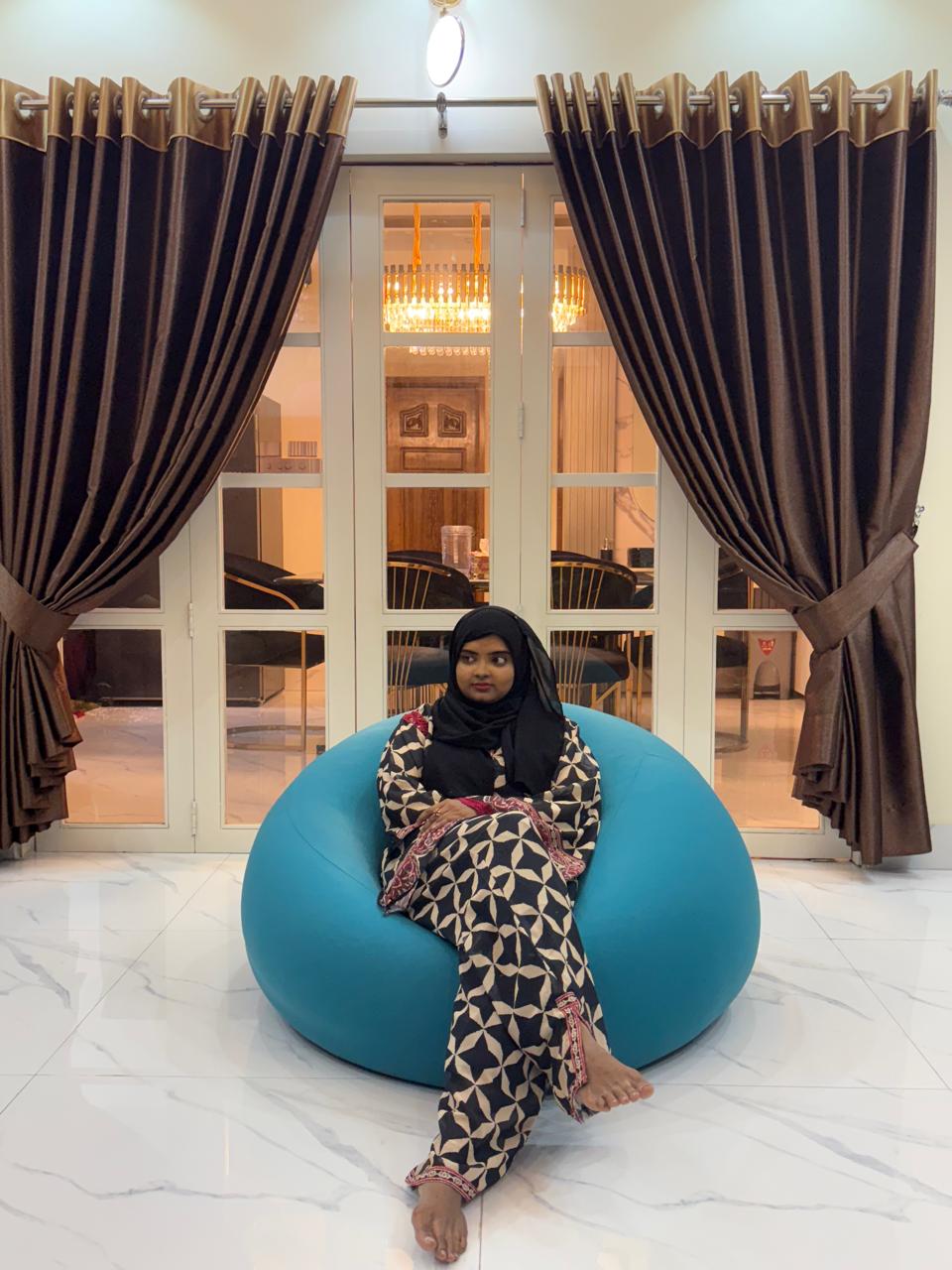 Gummy Bean Bag XXL Aqua
