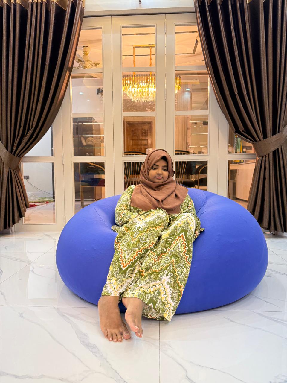 Gummy Bean Bag XXL Royal Blue