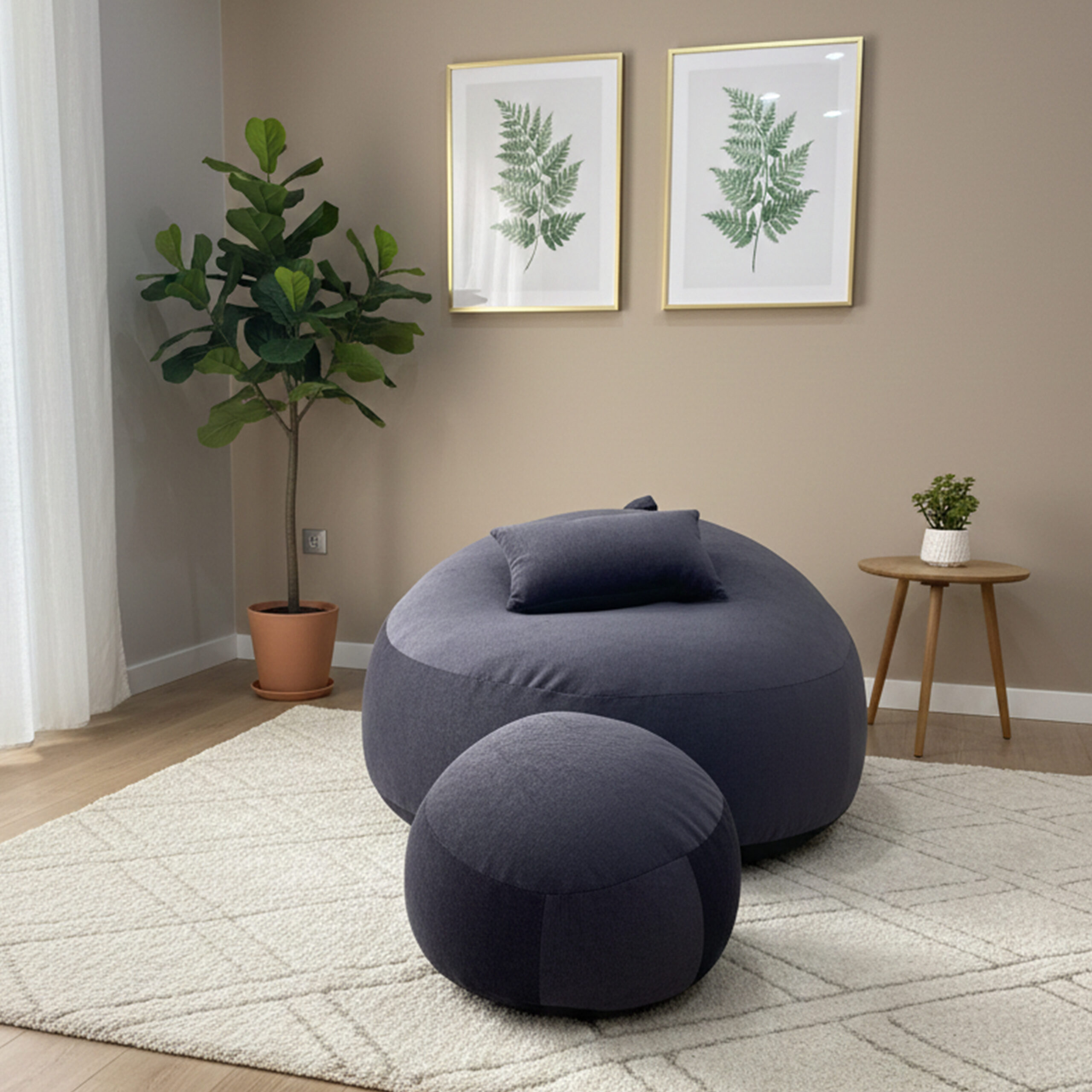 MonoLux Bean Bag Combo Ash - Relaxo Bean Bag Bangladesh MonoLux Bean Bag Combo Ash price in Bangladesh - Relaxo Bean Bag