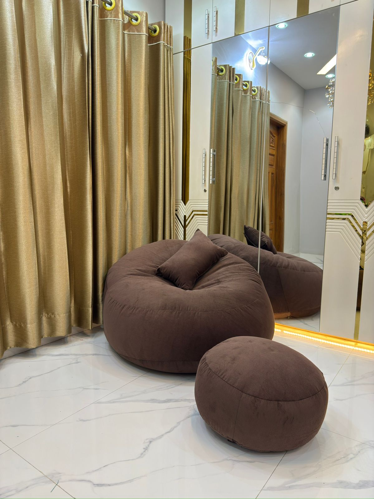 MonoLux Bean Bag Combo Brown