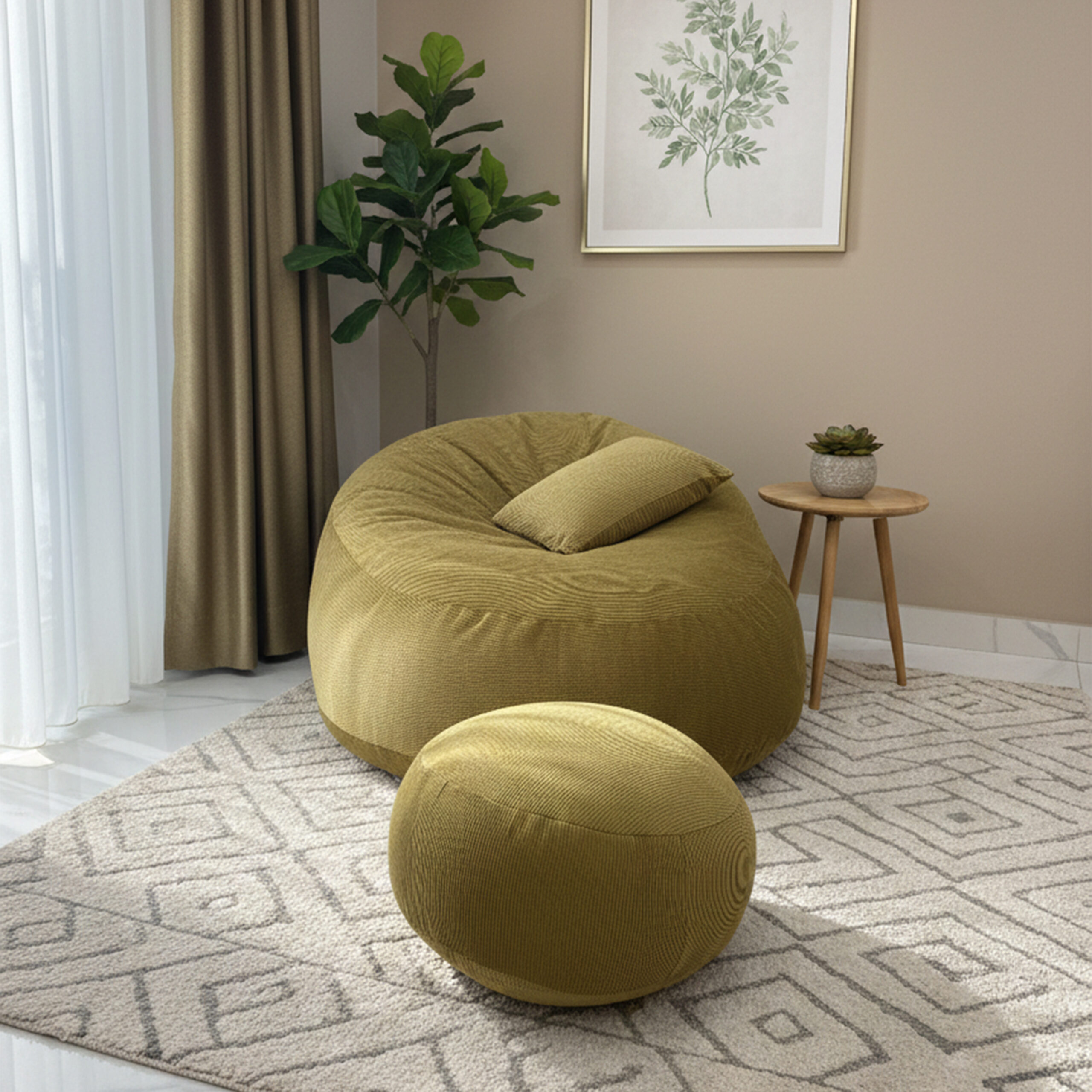 MonoLux Bean Bag Combo Golden - Relaxo Bean Bag Bangladesh MonoLux Bean Bag Combo Golden price in Bangladesh - Relaxo Bean Bag