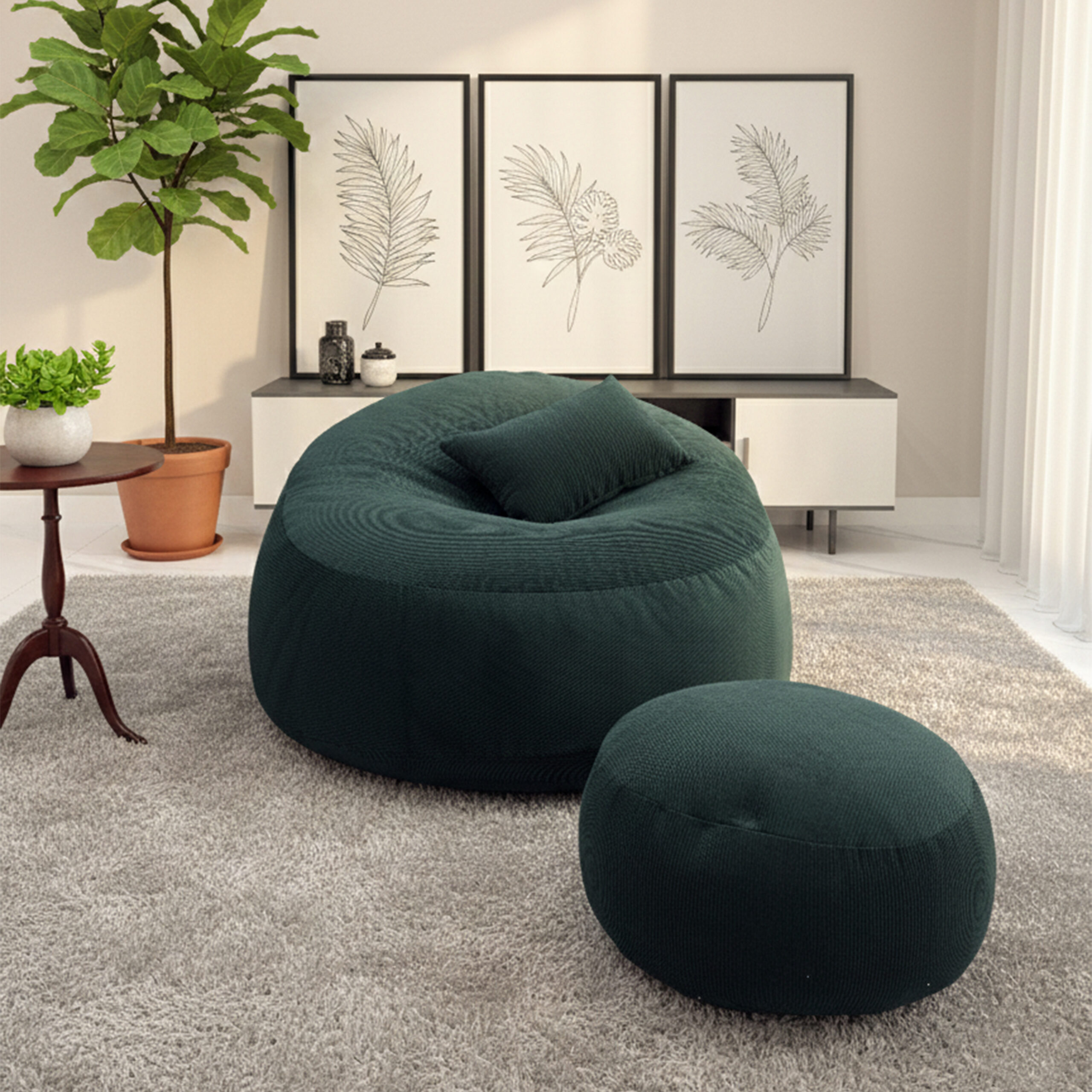 MonoLux Bean Bag Combo Green - Relaxo Bean Bag Bangladesh MonoLux Bean Bag Combo Green price in Bangladesh - Relaxo Bean Bag
