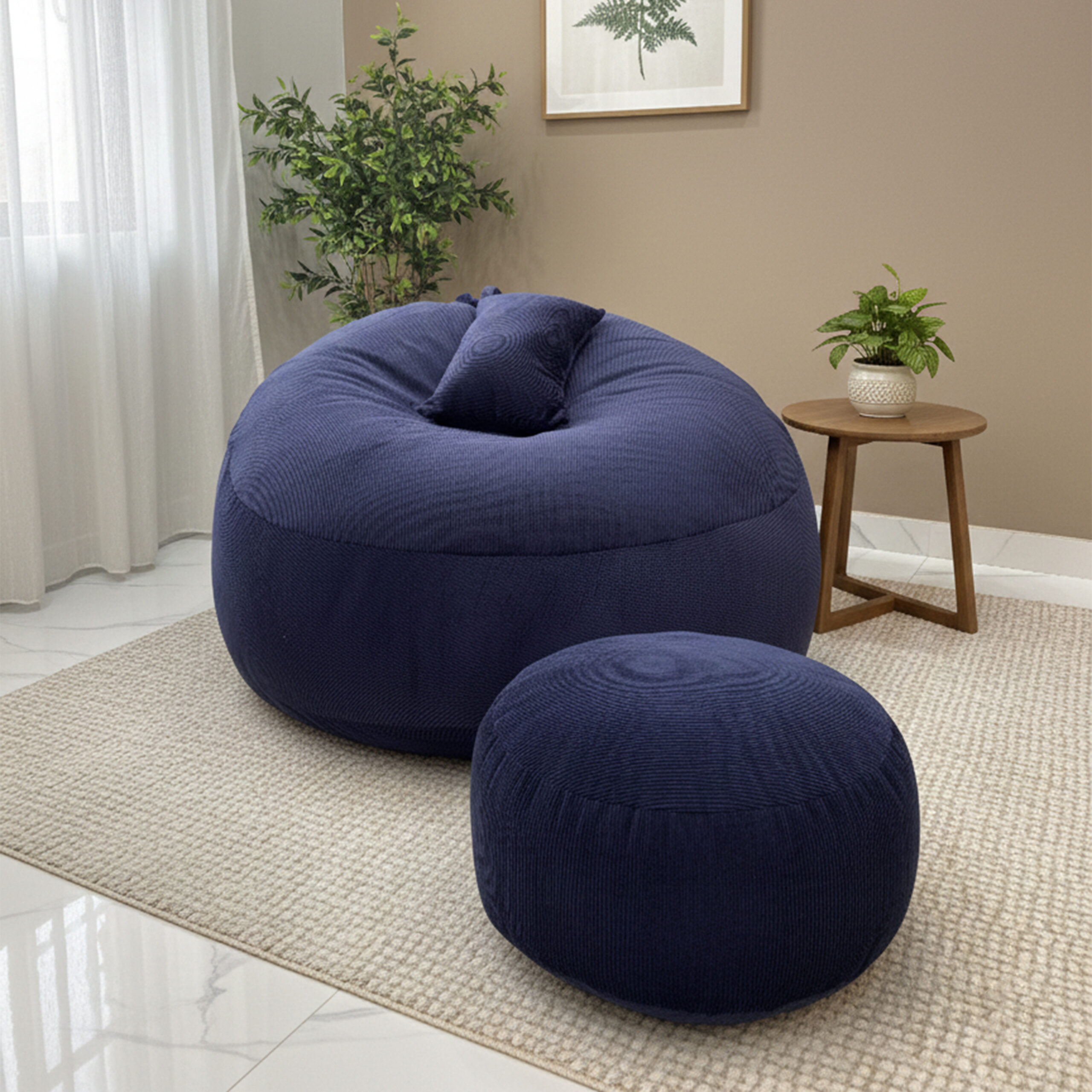 MonoLux Bean Bag Combo Navy Blue - Relaxo Bean Bag Bangladesh MonoLux Bean Bag Combo Navy Blue price in Bangladesh - Relaxo Bean Bag