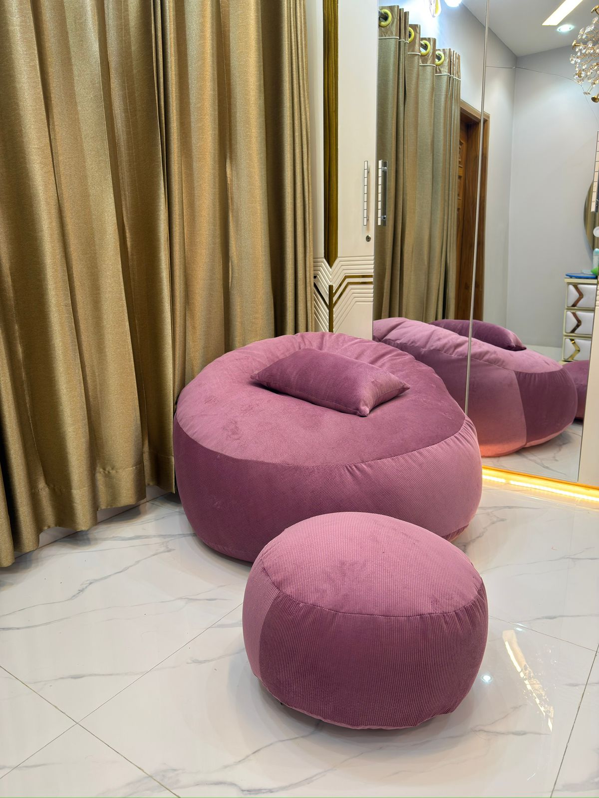 MonoLux Bean Bag Combo Pink