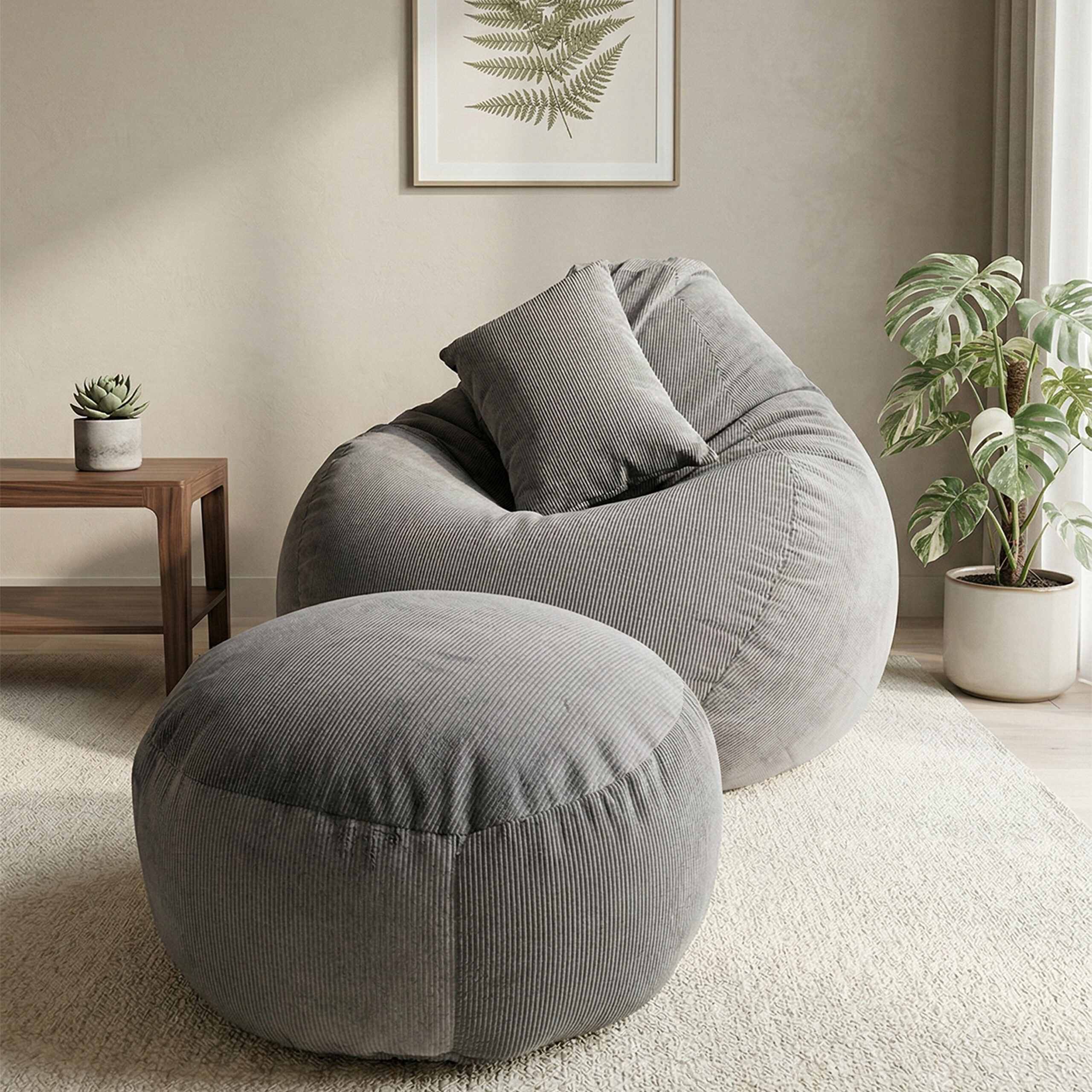 Woven Fabrics Xxl Pear Shape 3pcs Combo Bean Bag – Ash - Relaxo Bean Bag Bangladesh Woven Fabrics Xxl Pear Shape 3pcs Combo Bean Bag – Ash price in Bangladesh - Relaxo Bean Bag
