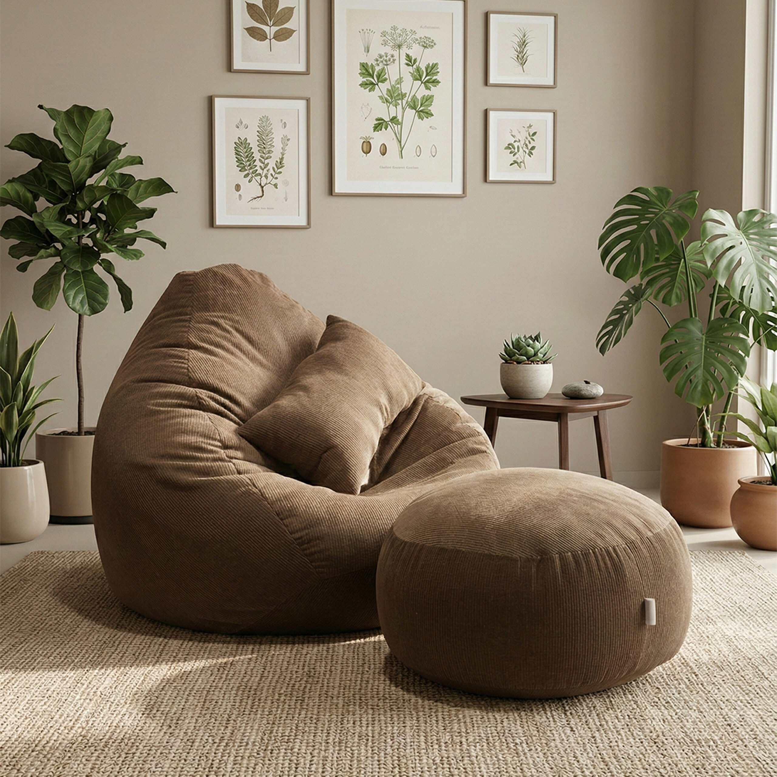 Woven Fabrics Xxl Pear Shape 3pcs Combo Bean Bag – Brown - Relaxo Bean Bag Bangladesh Woven Fabrics Xxl Pear Shape 3pcs Combo Bean Bag – Brown price in Bangladesh - Relaxo Bean Bag