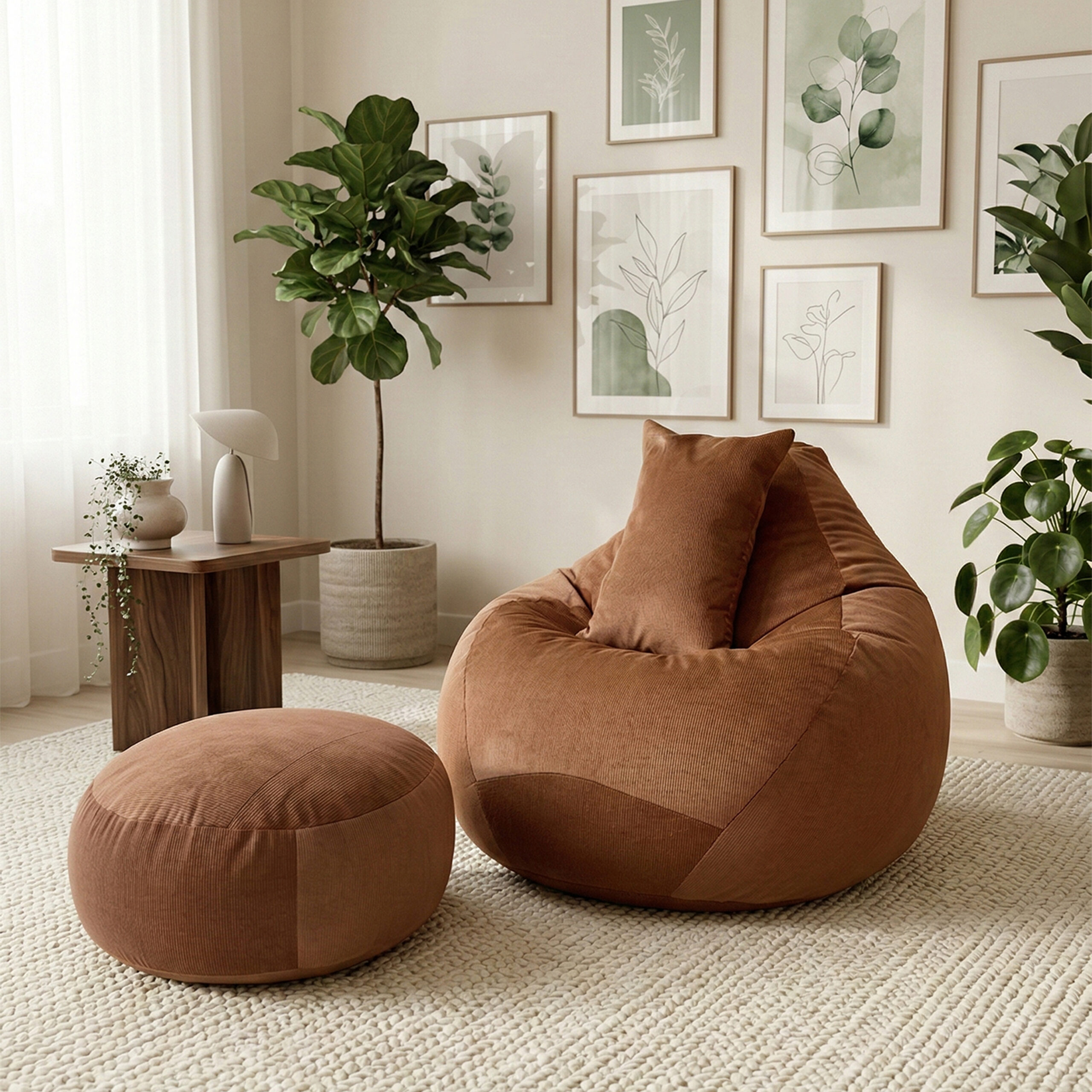 Woven Fabrics Xxl Pear Shape 3pcs Combo Bean Bag – Caramel - Relaxo Bean Bag Bangladesh Woven Fabrics Xxl Pear Shape 3pcs Combo Bean Bag – Caramel price in Bangladesh - Relaxo Bean Bag