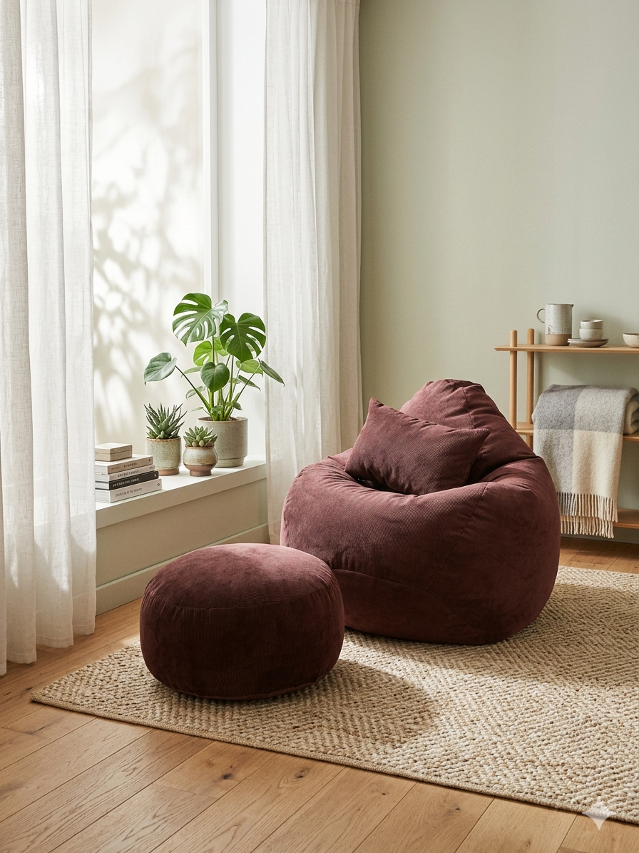 Woven Fabrics Xxl Pear Shape 3pcs Combo Bean Bag – Oxblood - Relaxo Bean Bag Bangladesh Woven Fabrics Xxl Pear Shape 3pcs Combo Bean Bag – Oxblood price in Bangladesh - Relaxo Bean Bag